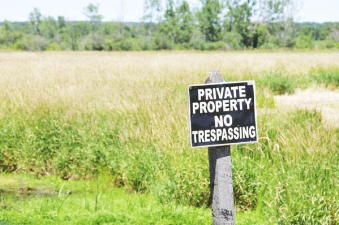 No Trespassing